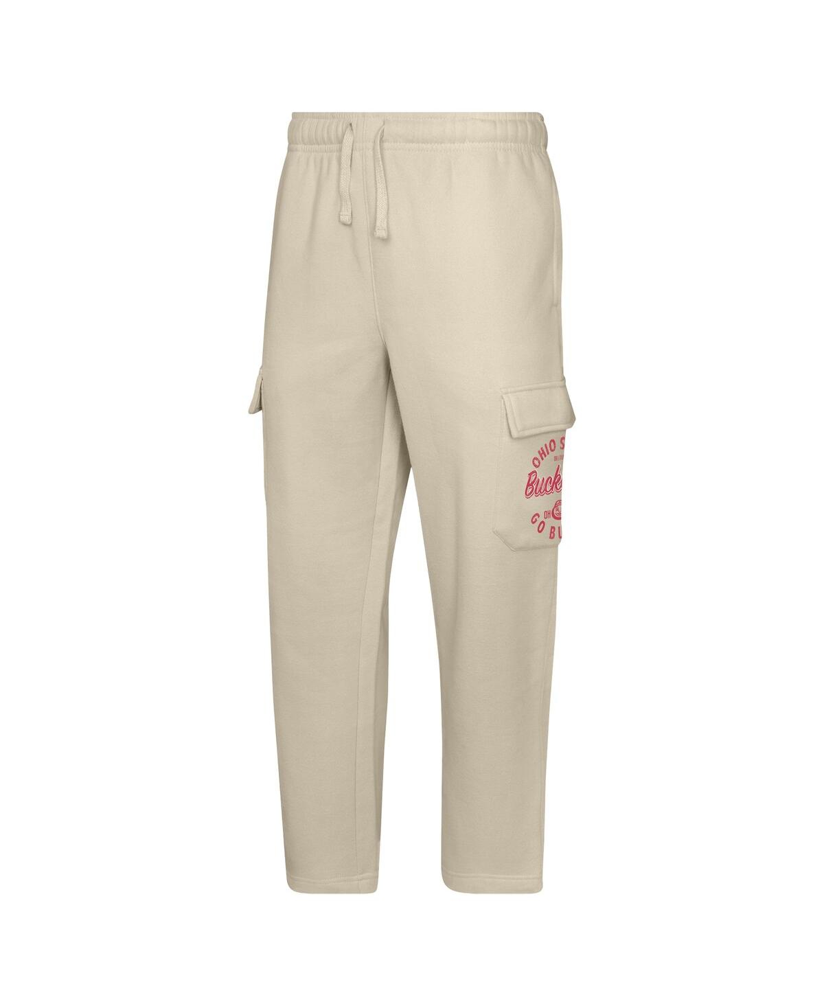Outerstuff Big Boys And Girls Cream Ohio State Buckeyes All Around The World Fleece Sweatpants In Cream