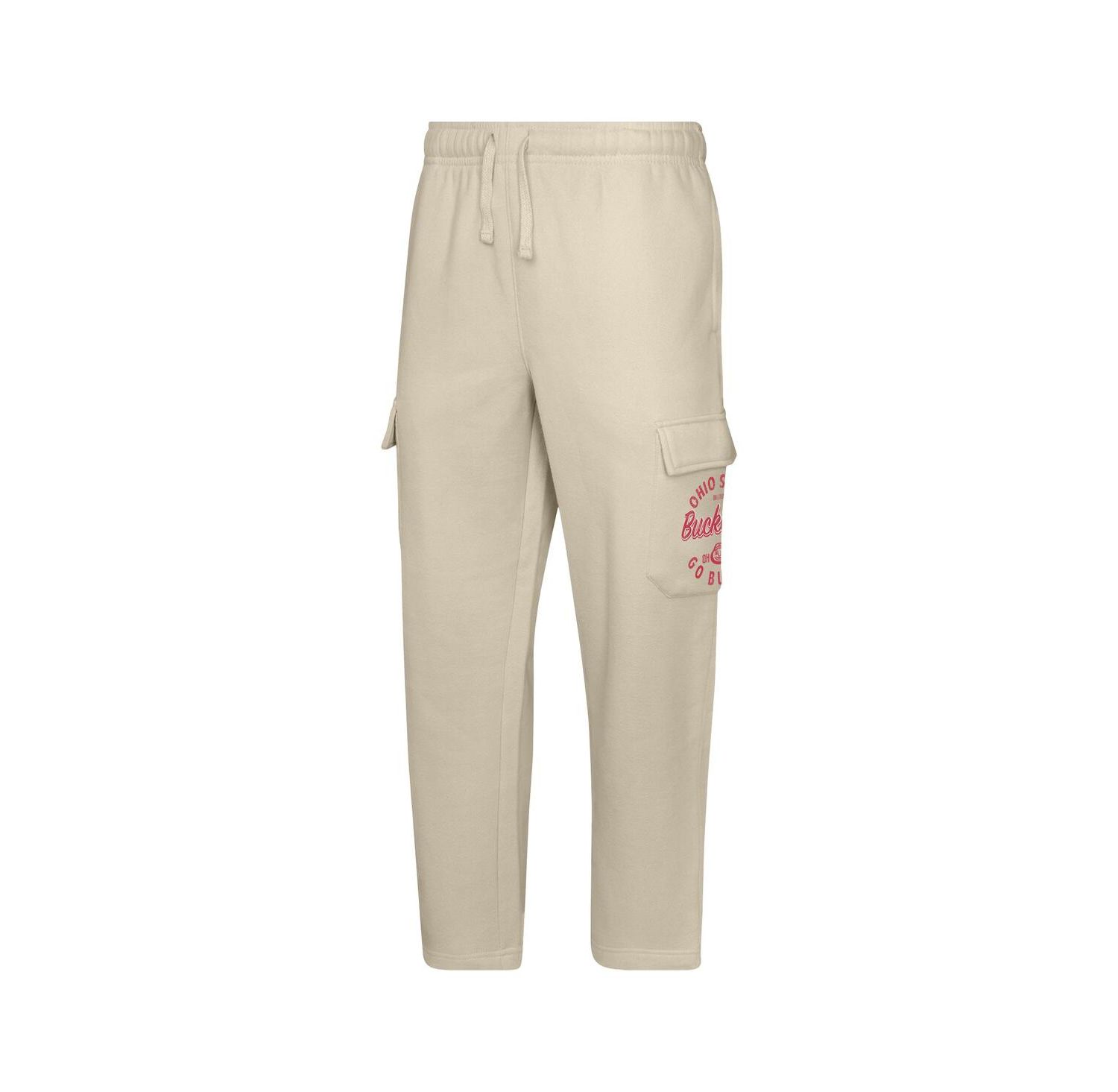 Big Boys and Girls Cream Ohio State Buckeyes All Around The World Fleece Sweatpants