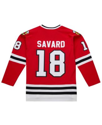 Men's Denis Savard Scarlet Chicago Blackhawks 1980-81 Power Play Jersey