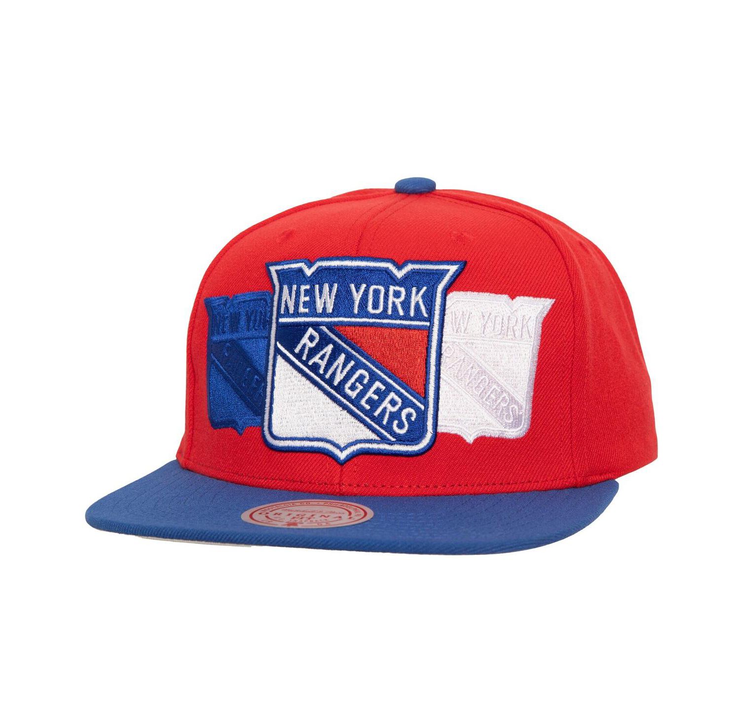 Men's Red New York Rangers Soul Triple Up Snapback Hat