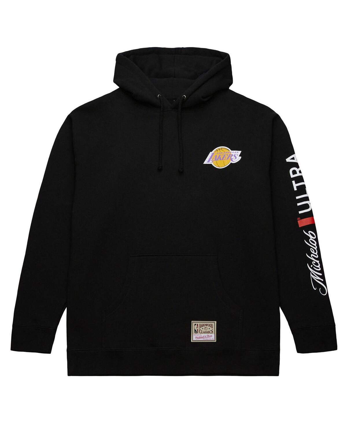 Mitchell & Ness Men's Black Los Angeles Lakers Nba X Michelob Ultra Swish Sip Pullover Hoodie In Black
