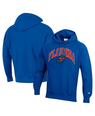 Champion - Men's Royal Florida Gators Vault Late Night Reverse Weave Pullover Hoodie
