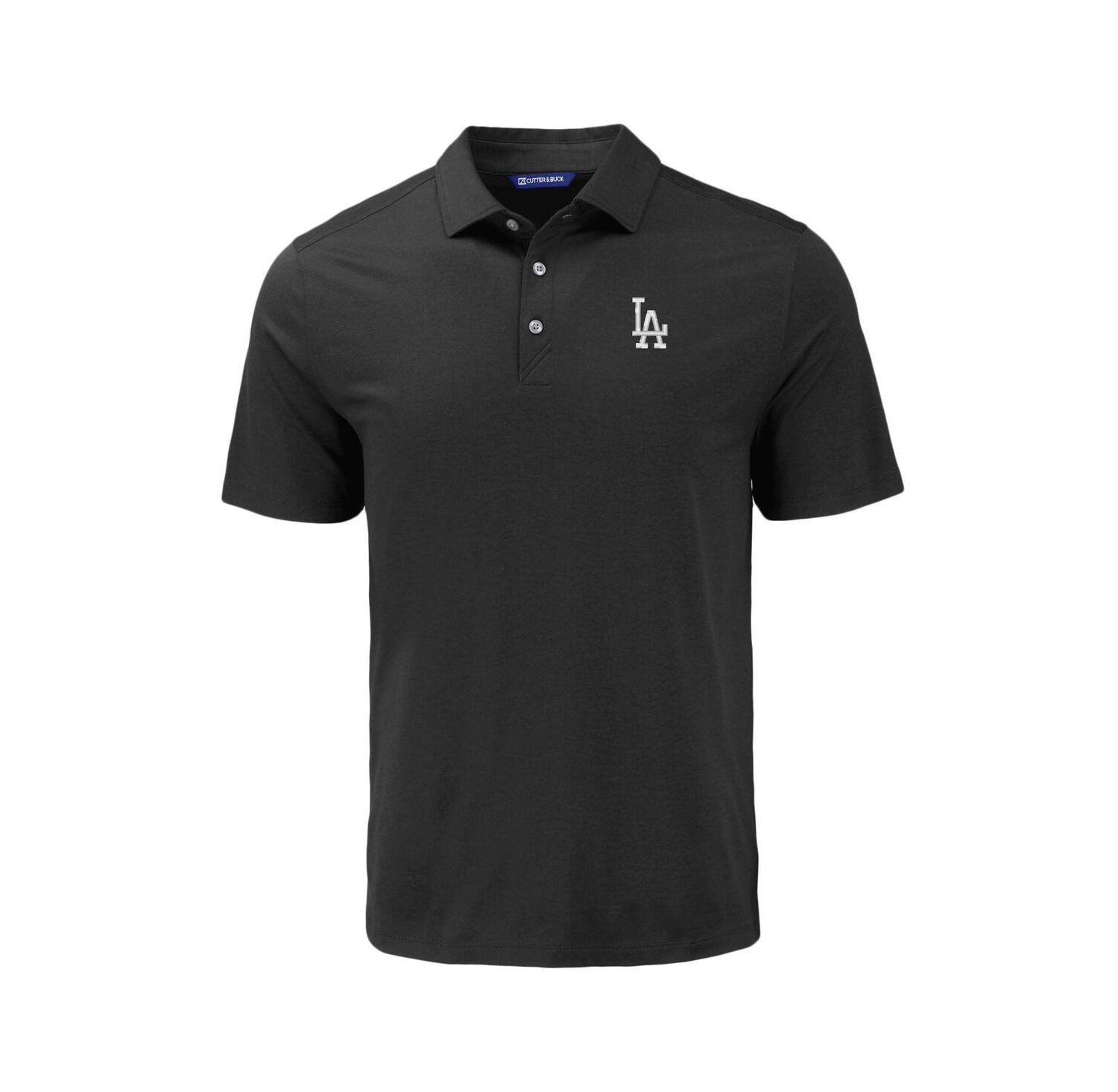 Men's Black Los Angeles Dodgers Coastline Epic Comfort Eco Polo