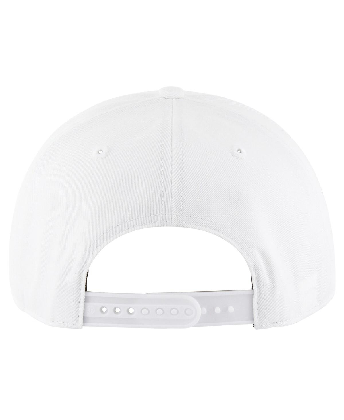 47 Brand Men's White Los Angeles Dodgers Roscoe Speckle Hitch Adjustable Hat In White