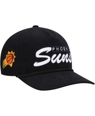 '47 Brand - Men's   Black Phoenix Suns Double Header Sidepatch Cord Hitch Adjustable Hat