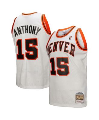 Mitchell & Ness - Men's Carmelo Anthony White Denver Nuggets 2006/07 Swingman Jersey