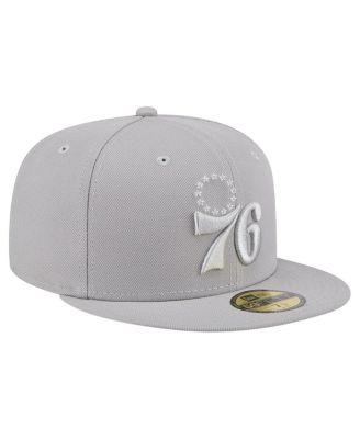 Men's Gray Philadelphia 76ers Color Pack 59FIFTY Fitted Hat
