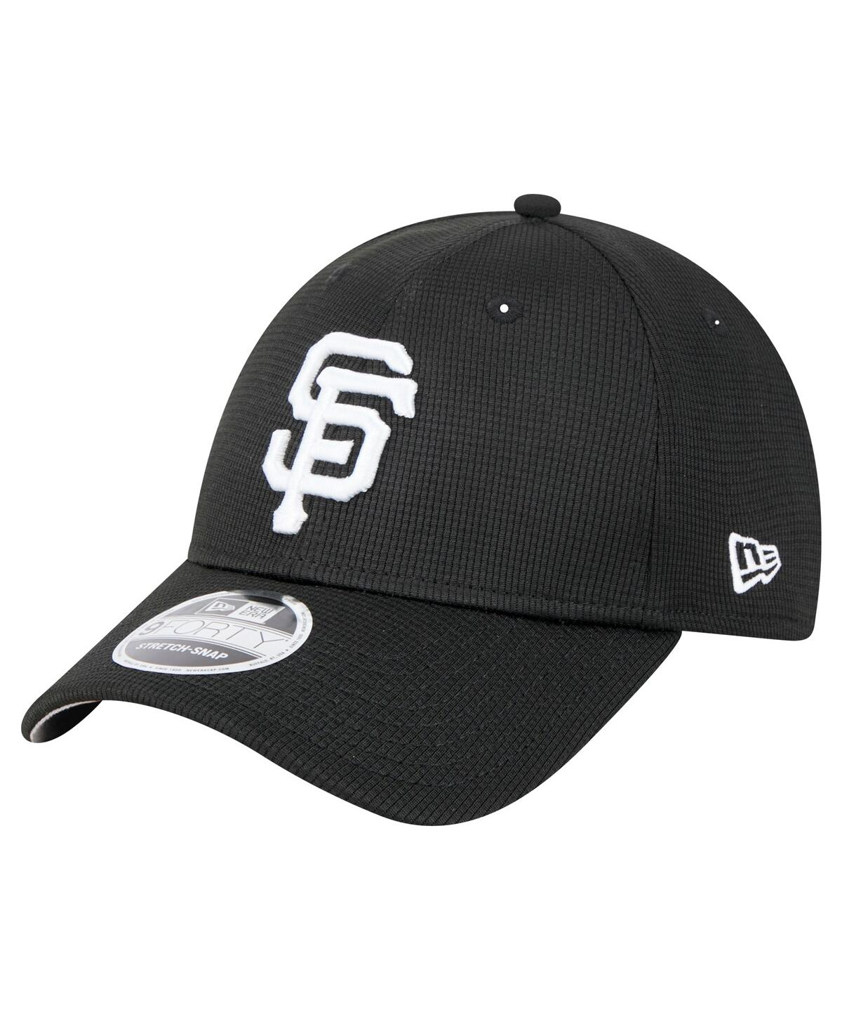 New Era Men's Black San Francisco Giants Pivot 9forty Adjustable Hat In Black