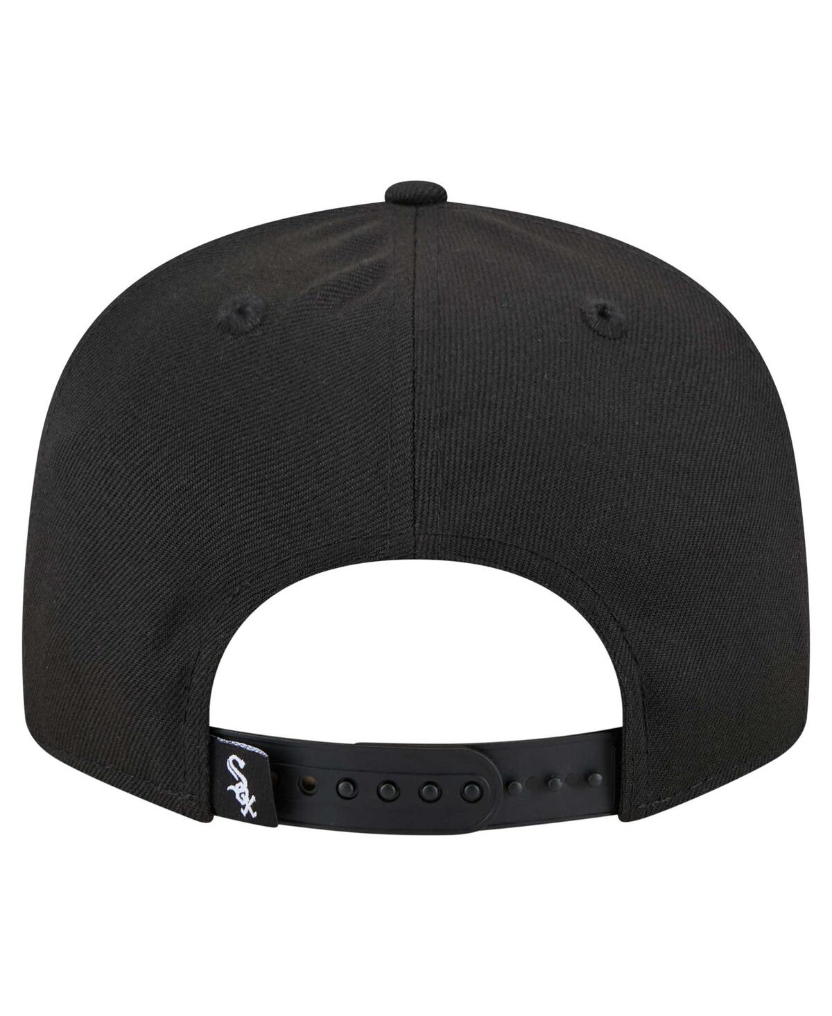 NEW ERA MEN'S BLACK CHICAGO WHITE SOX SPLATTER 9FIFTY SNAPBACK HAT 
