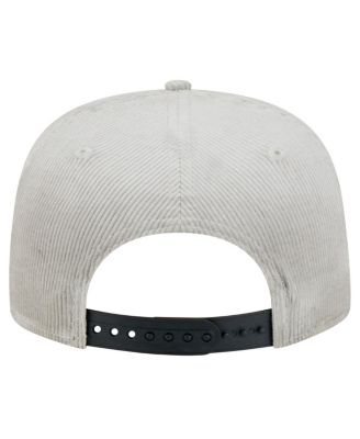 Men's Gray Milwaukee Bucks Throwback Corduroy Golfer Snapback Hat