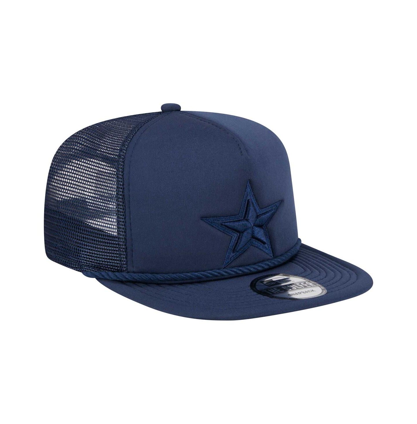 Мужская кепка New Era Navy Dallas Cowboys Active Tone Golfer Snapback Hat — фото 4