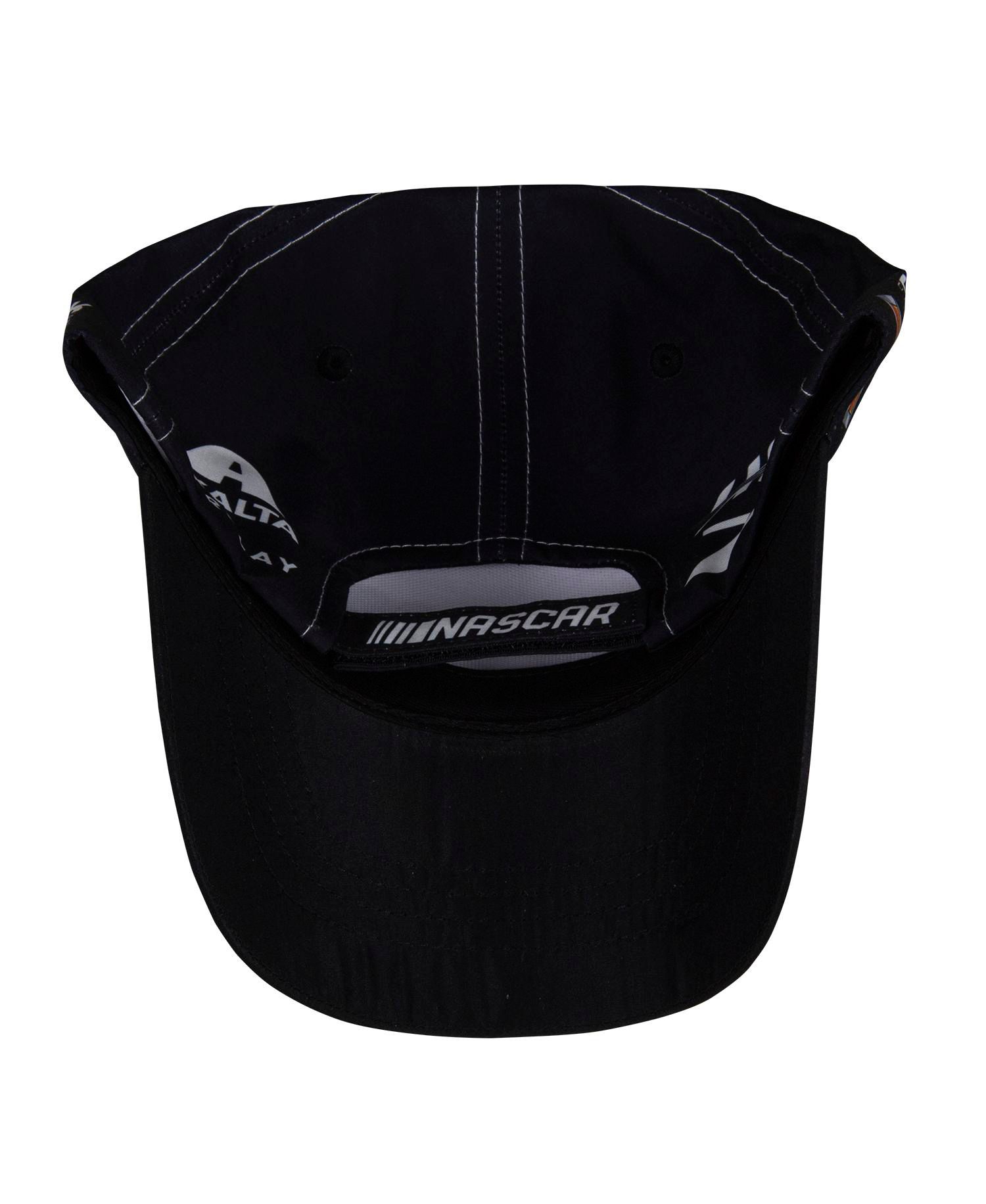 Men's White/Black William Byron Raptor Uniform Adjustable Hat