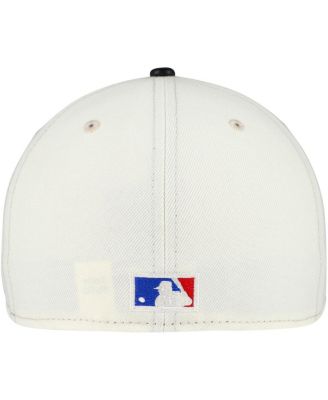 Men's Cream/Black Chicago Bulls Visor Two-Tone 59FIFTY Fitted Hat