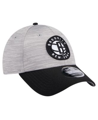 Men's Heather Gray/Black Brooklyn Nets Active Digi-Tech Two-Tone 9FORTY Adjustable Hat
