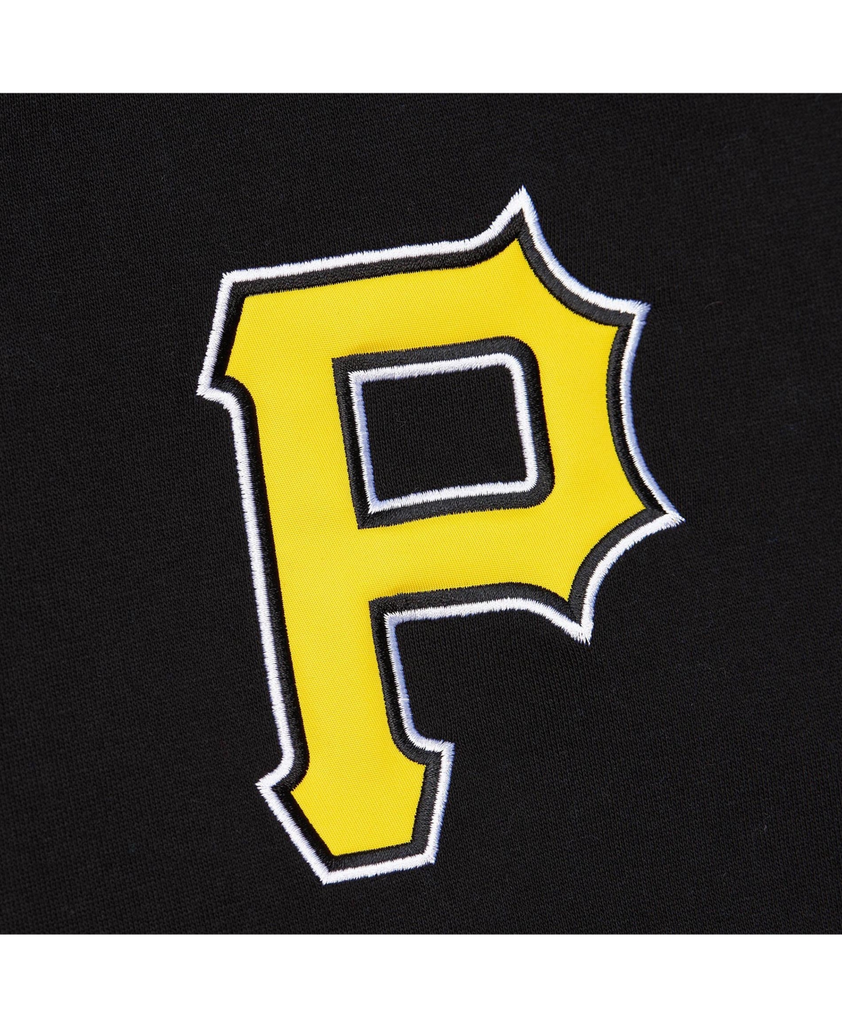 Mitchell & Ness Men's Black Pittsburgh Pirates Team Og 2.0 Current Logo Fleece Pullover Hoodie In Black