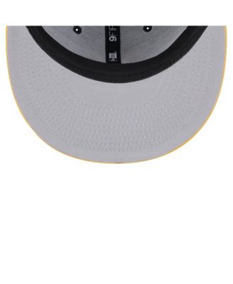 Men's Navy/Gold West Virginia Mountaineers Two-Tone 9FIFTY Snapback Hat