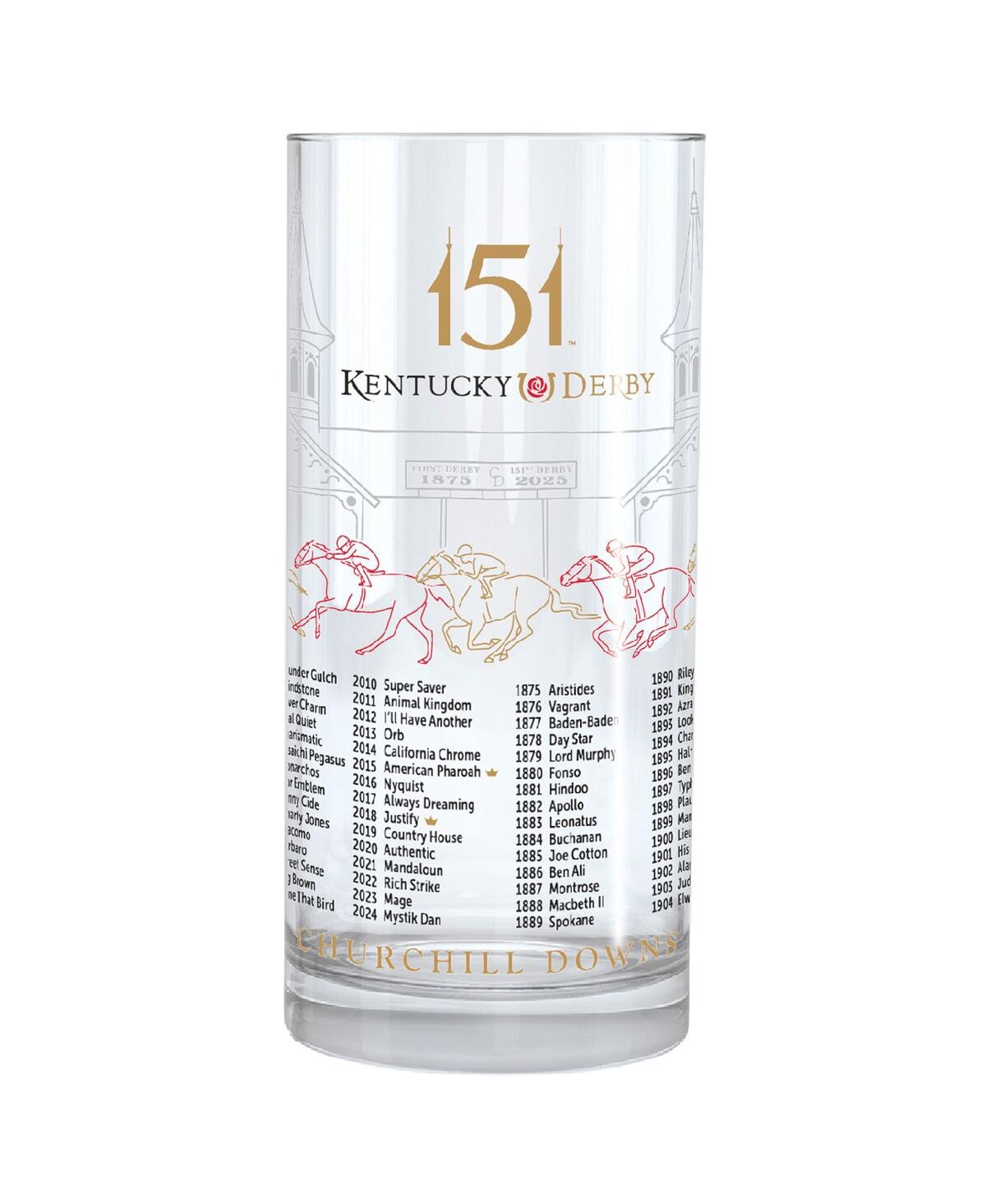 West Coast Novelty Kentucky Derby 151 12 Oz. Mint Julep Glasses Two Pack In No Color