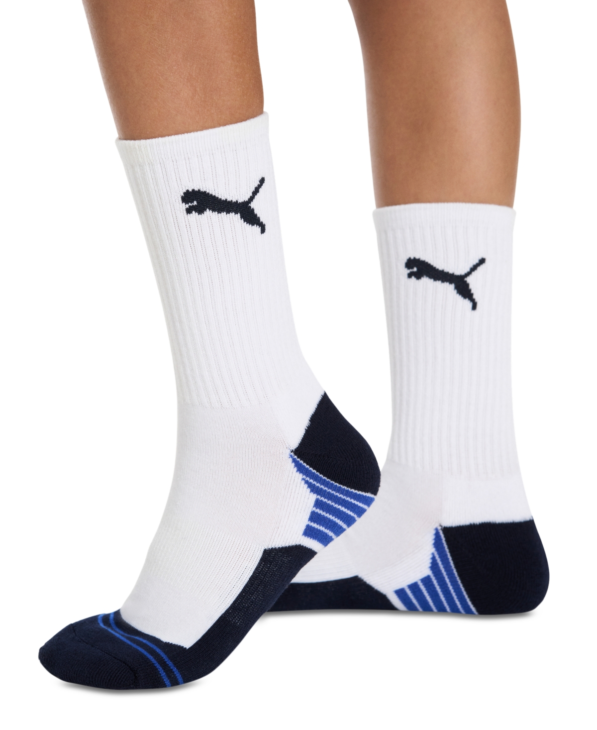 Puma Big Boys 3-pc. Performance T-shirt, Shorts & Socks Set In  White
