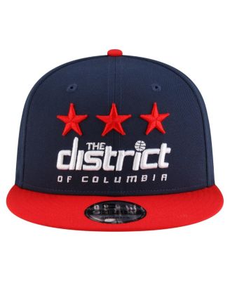 Men's Navy/Red Washington Wizards Jersey Hook Statement Edition 9FIFTY Snapback Hat
