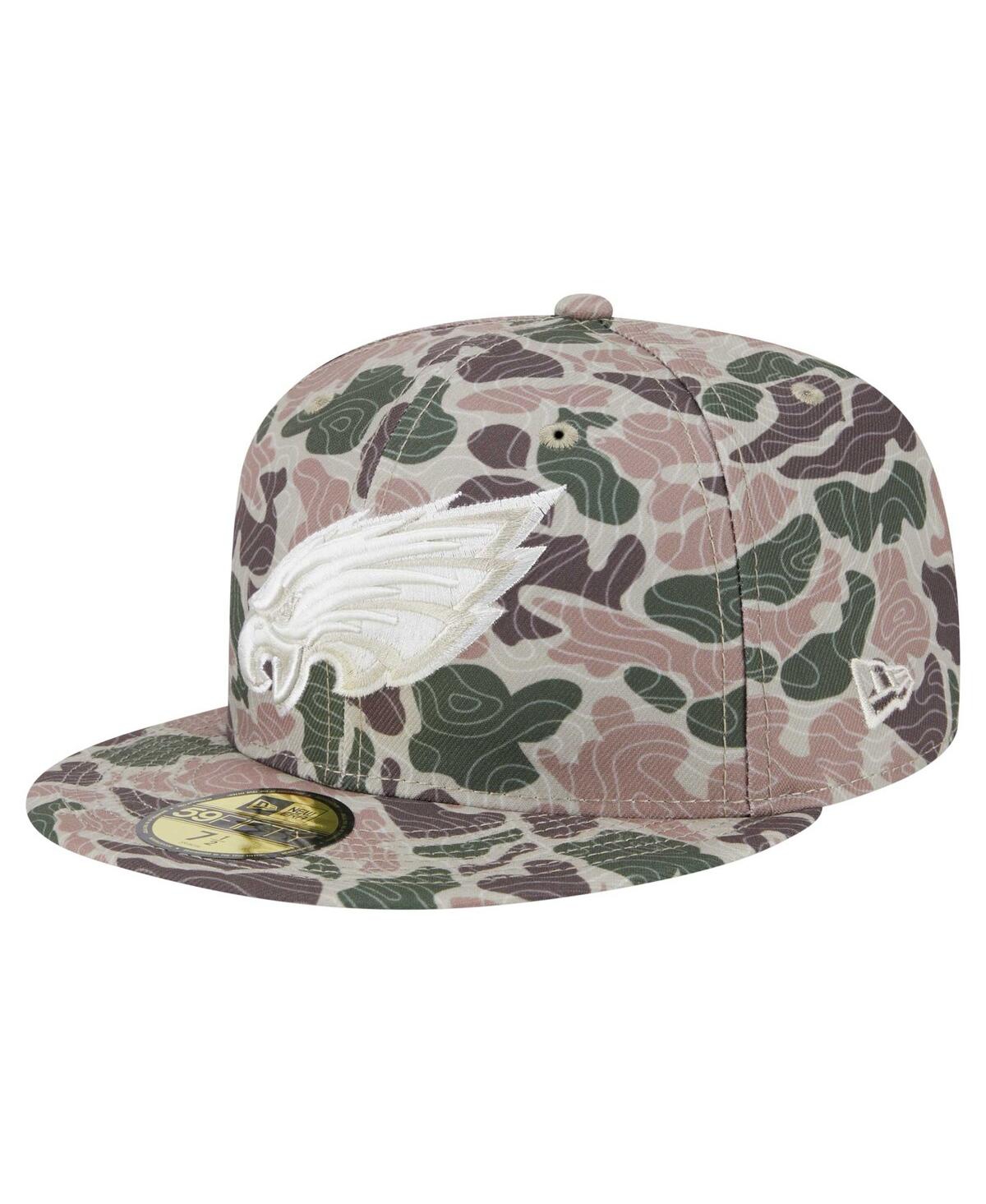 Shop New Era Men's Philadelphia Eagles Geo Camo 59fifty Fitted Hat