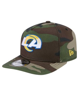 New Era - Men's Camo Los Angeles Rams Woodsy 9FIFTY Snapback Hat