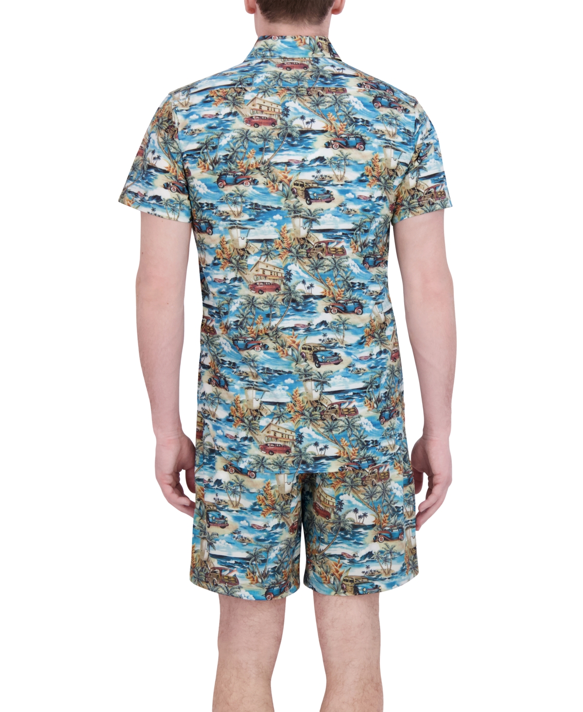 Robert Graham Men's Drew Floral Print Drawstring 7" Swim Trunks In Hawaii