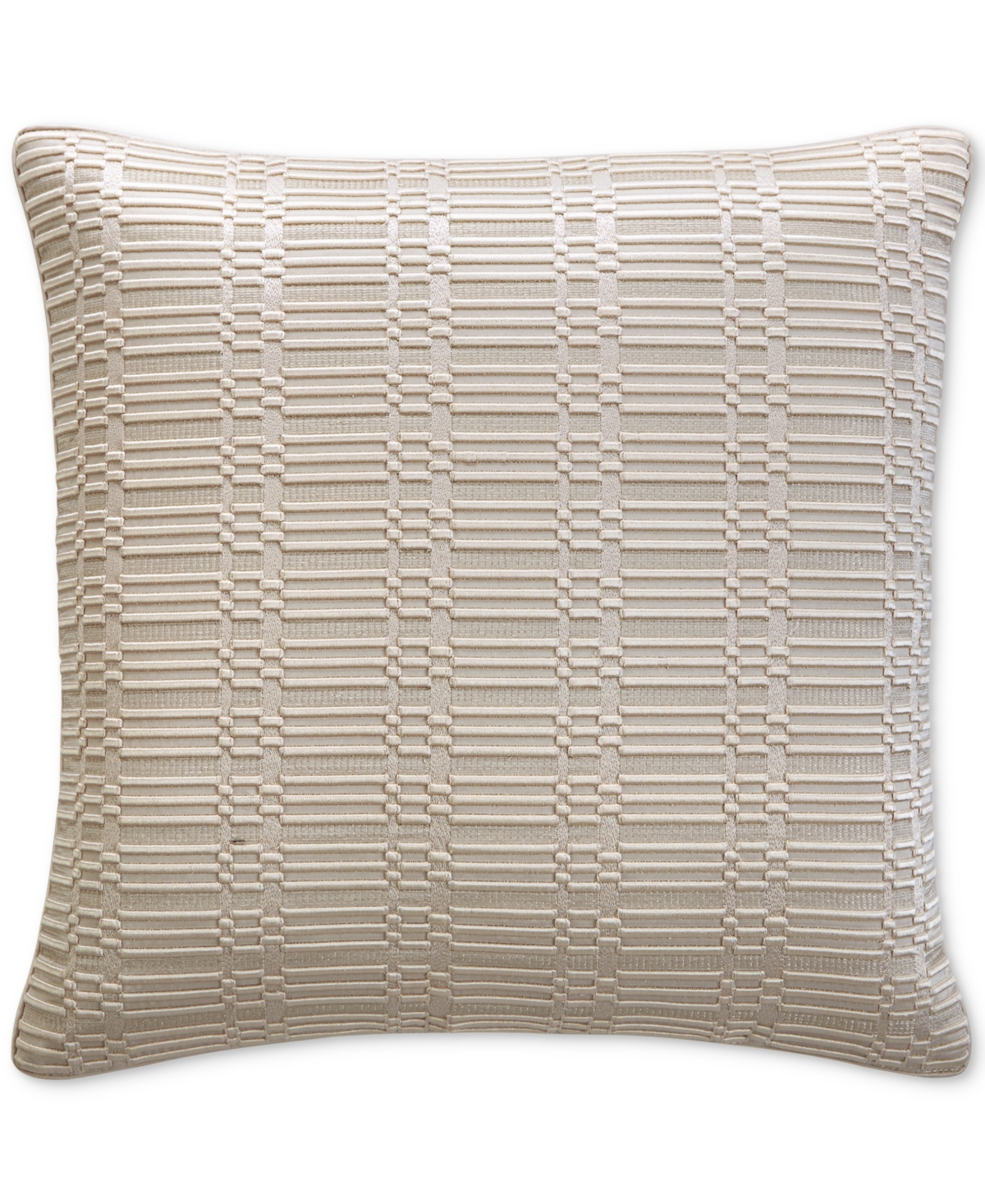 HOTEL COLLECTION LINEAR EMBROIDERY DECORATIVE PILLOW, 20" X 20", EXCLUSIVELY AT MACY'S 