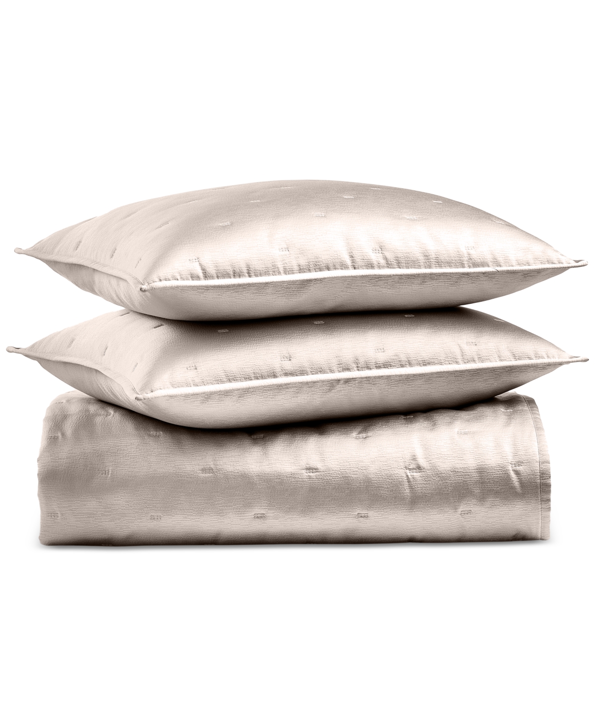 Shop Hotel Collection Glint 3-pc. Coverlet Set, Full/queen, Exclusively At Macy's In Blush