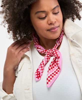 Gingham Square Bandana Scarf, Exclusively at Macy's