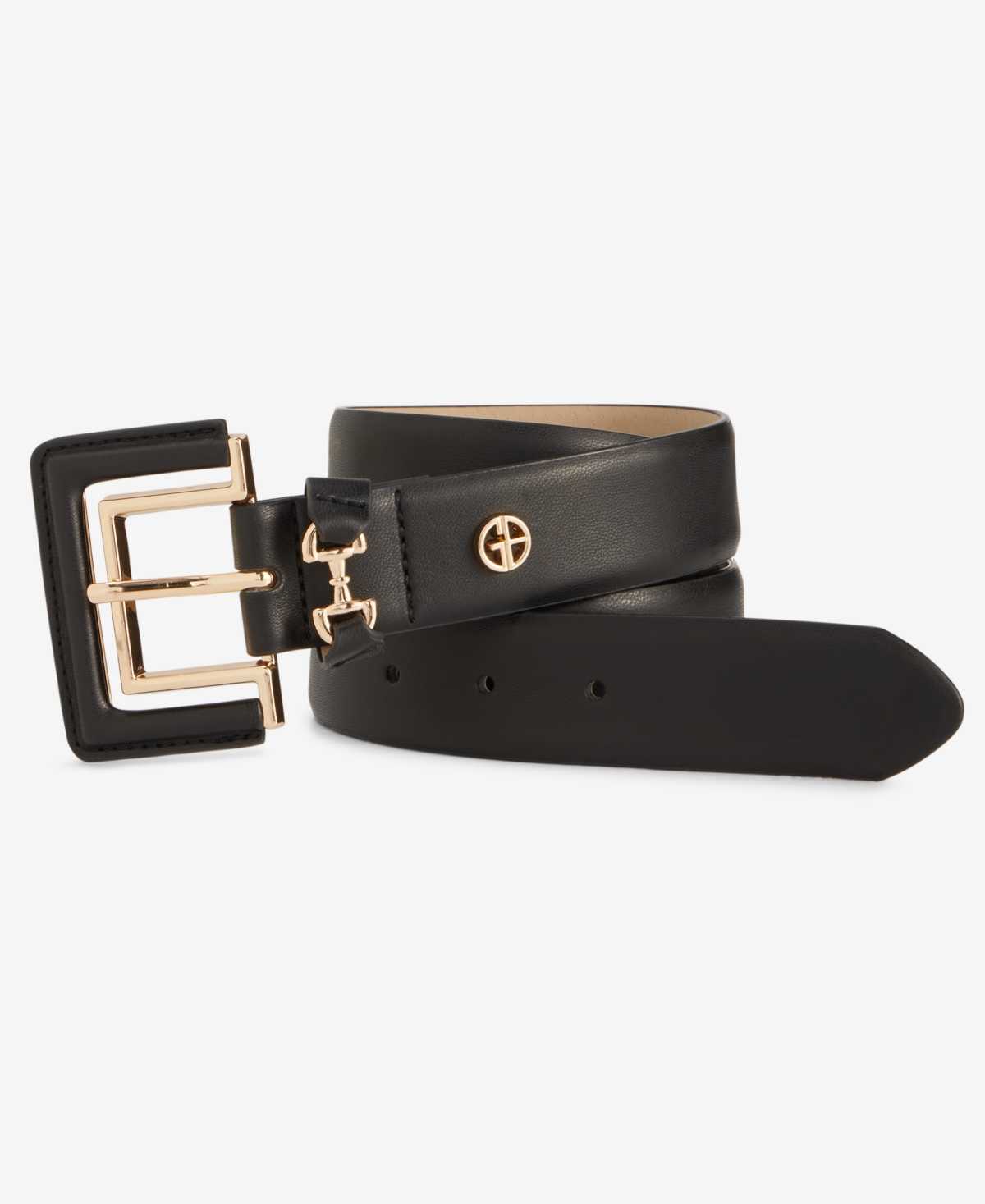 GIANI BERNINI HORSEBIT LOOP PANT BELT, EXCLUSIVELY AT MACY'S 