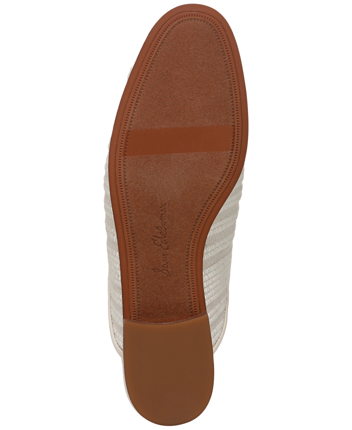 Shop Sam Edelman Women's Linnie Tailored Mules In White Natural