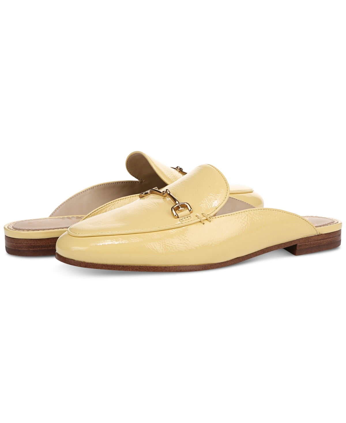 Shop Sam Edelman Women's Linnie Tailored Mules In Buttercup Yellow Leather