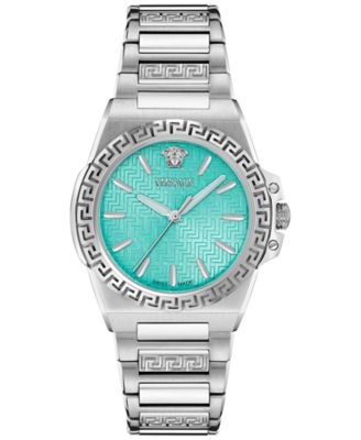 Versace - Women's Swiss Greca Reaction Two-Tone Stainless Steel Bracelet Watch 38mm