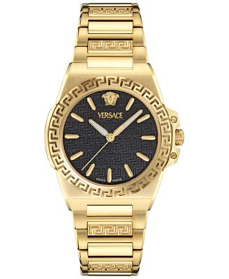Versace - Women's Swiss Greca Reaction Gold Ion Plated Bracelet Watch 38mm
