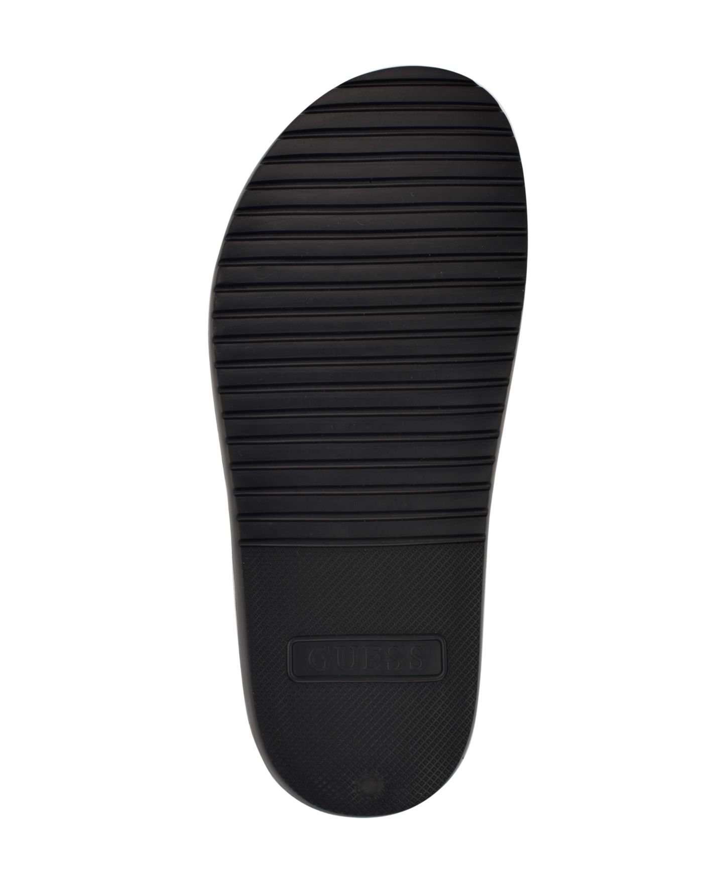 Мужские сандалии GUESS Visel Branded Slip On Fashion, цвет: Чёрный — фото 5