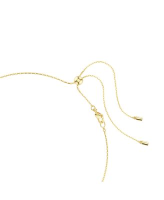 Imber Mixed Cuts White Gold-Tone Plated Necklace