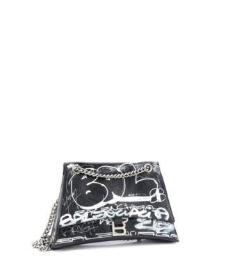 Medium Graffiti Crush Chain Flap Bag Leather
