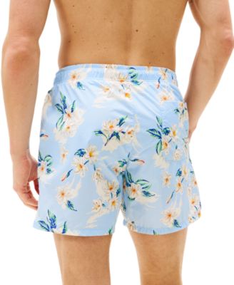 Men's Print Drawstring 5" Swim Trunks