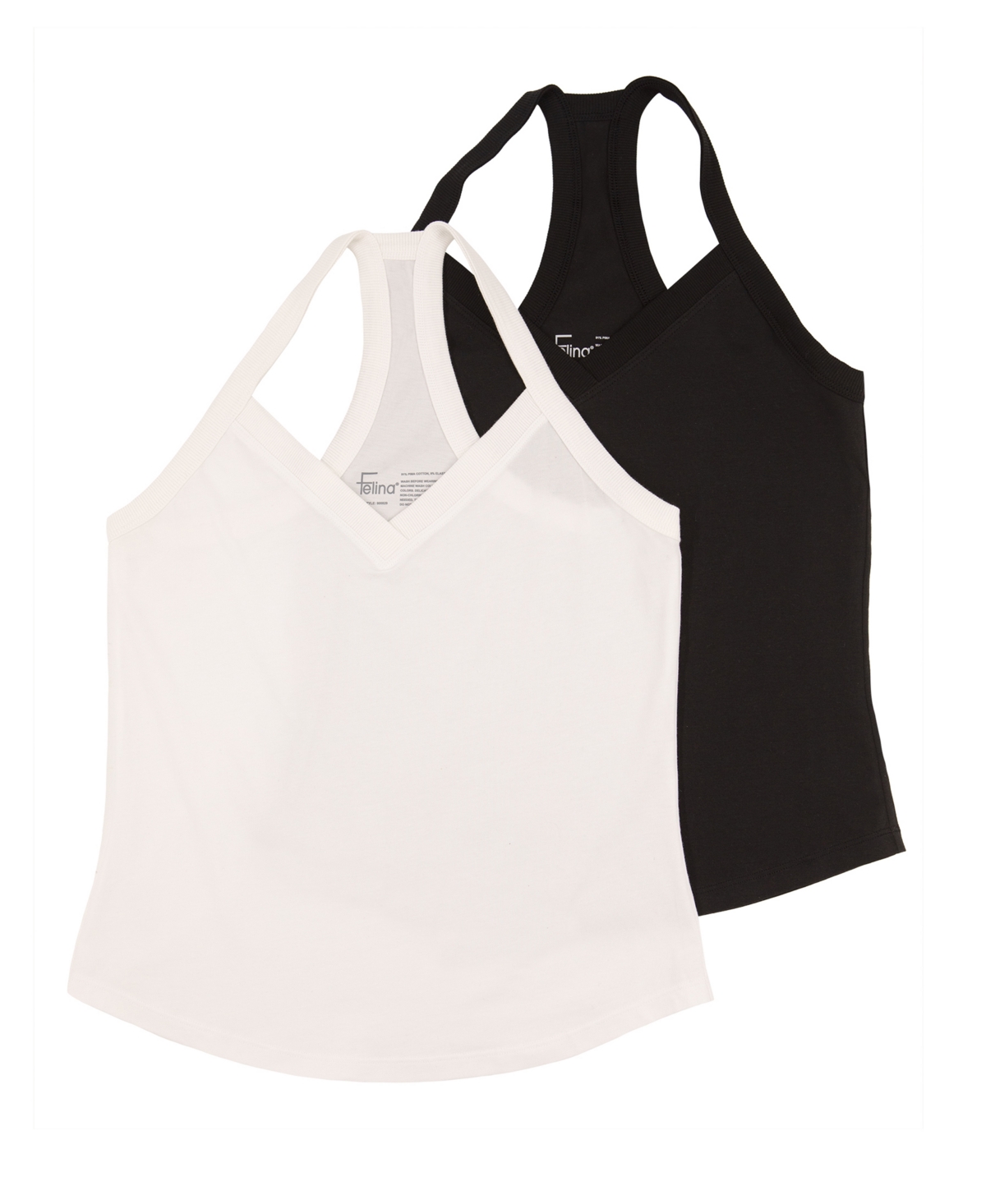 Women's 2-Pack Pima Cotton Racerback Tank - Tuxedo