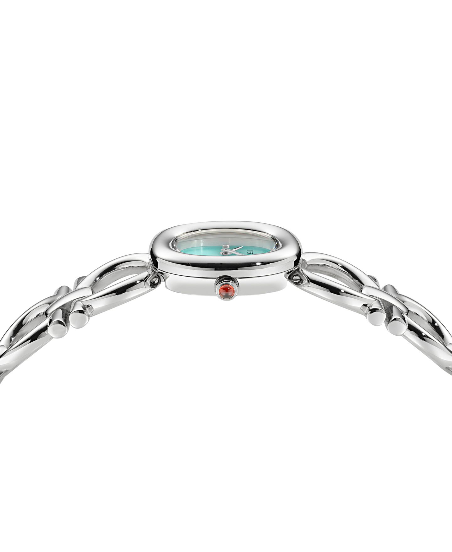 Женские часы Ferragamo Swiss Double Gancini Stainless Steel Link Bracelet Watch 25mm — фото 2