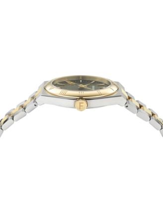 Ferragamo Men's Swiss Vega Two-Tone Stainless Steel Bracelet