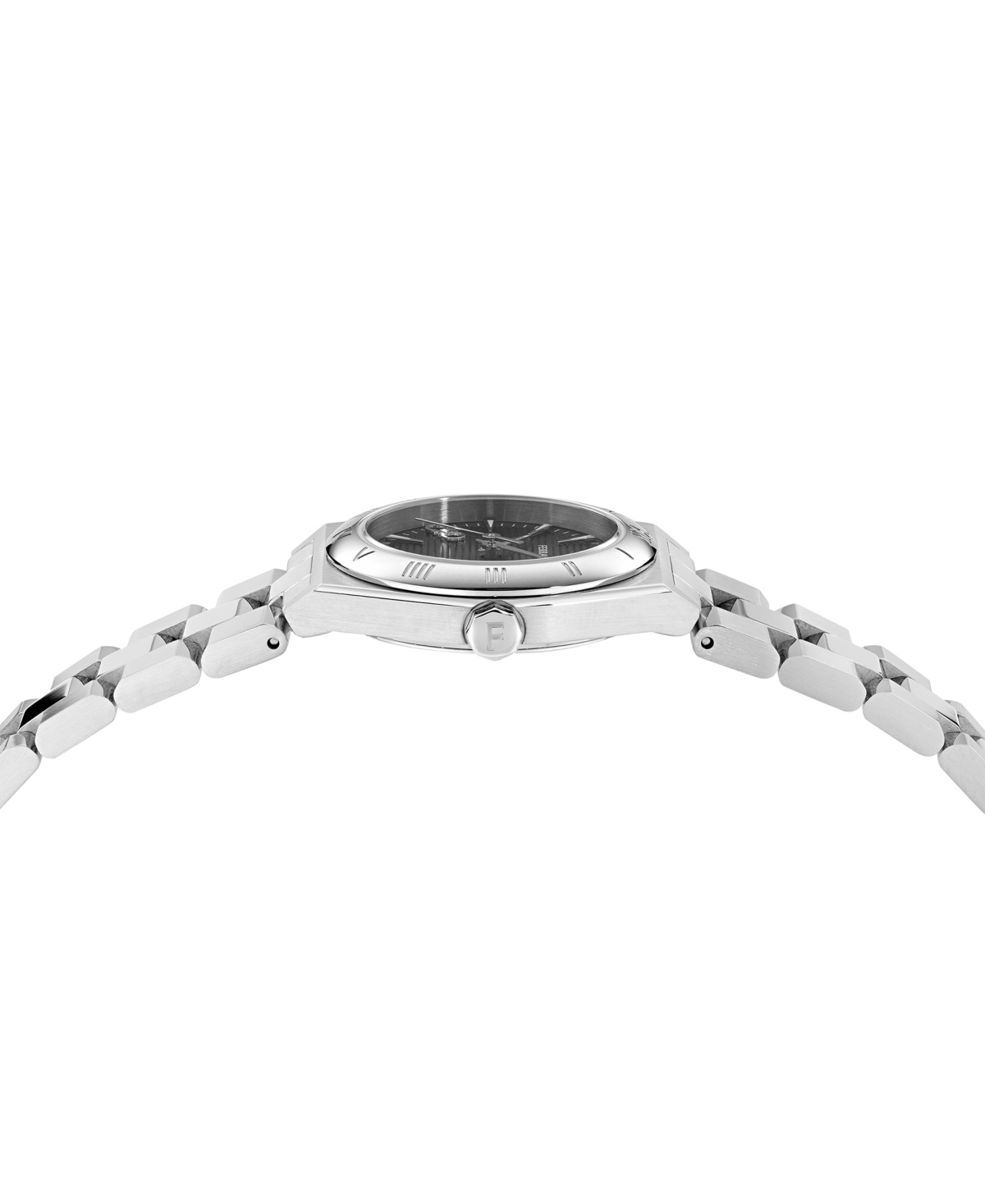 Ferragamo Vega Upper East 28mm In Stainless