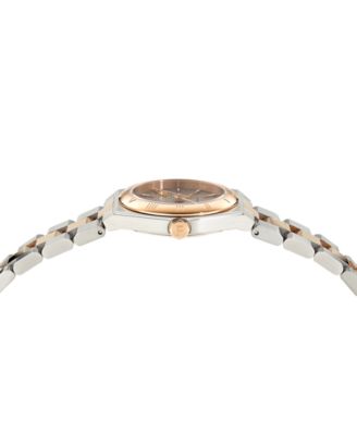 Women's Swiss Vega Upper East Two-Tone Stainless Steel Bracelet Watch 28mm