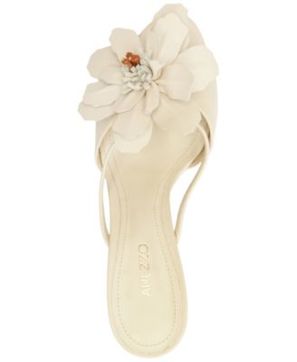 Women's Daisy Mid Stiletto Slip-On Sandals