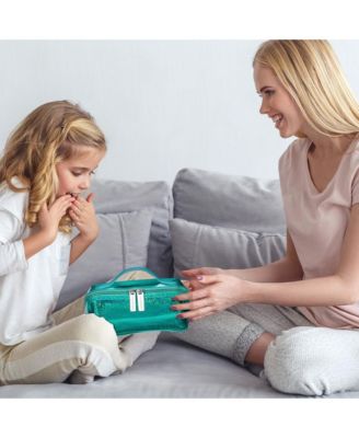 Portable Makeup Bag Zippered Water-resistant Organizer