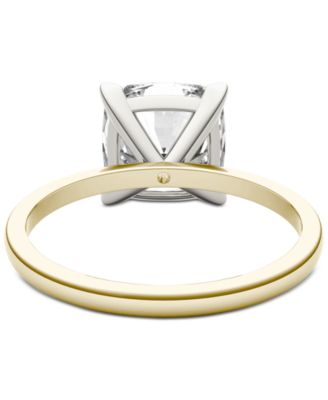 Classic Basket Solitaire Engagement Ring (2-3/4 ct. t.w.) in Two-Tone 14k Gold