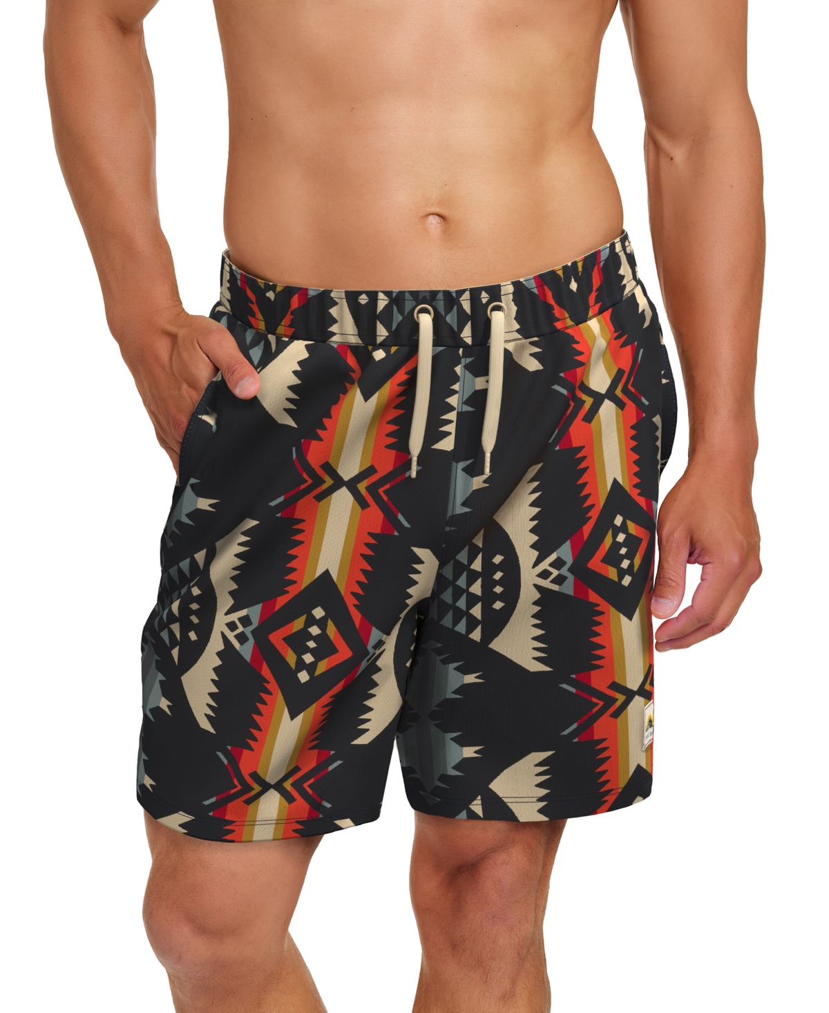 Men's Printed 7" Packable Swim Trunk - Century Harding