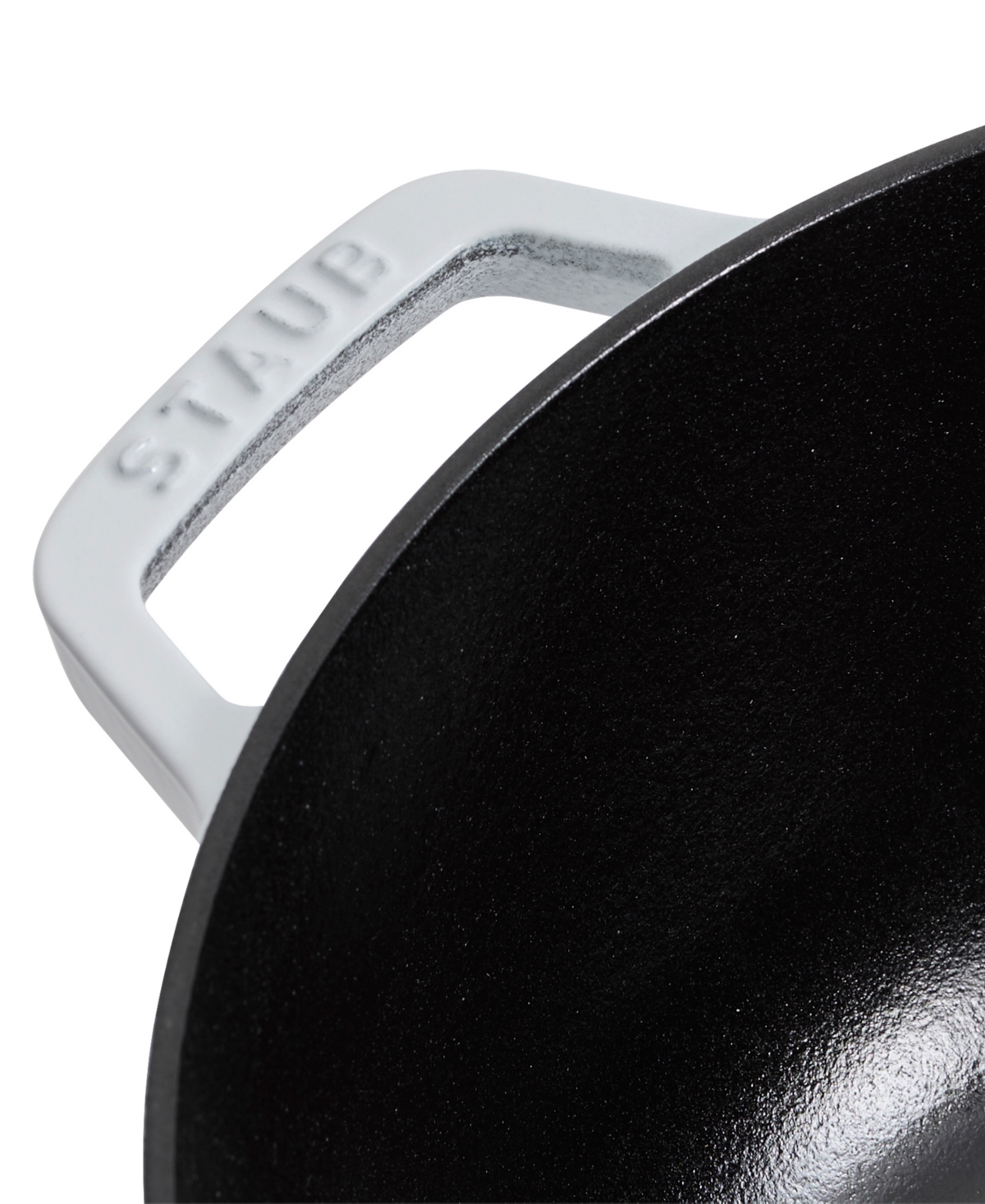 Staub Cast Iron 5-qt. Essential French Oven In White