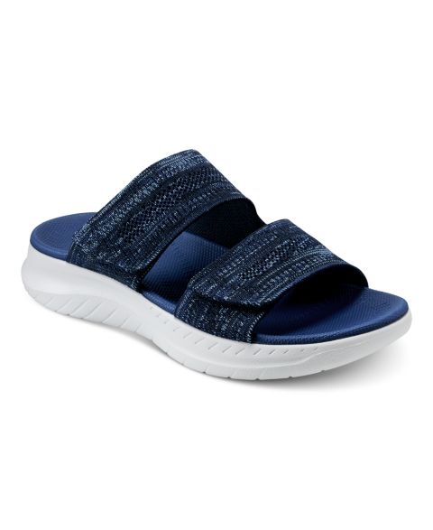 Женские сандалии Easy Spirit Dashtyn Double Band Lightweight Slip-On, цвет: Тёмный синий