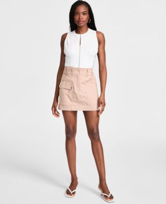 Bar III Women's Cargo Mini Skirt, Exclusively at Macy's - Macy's